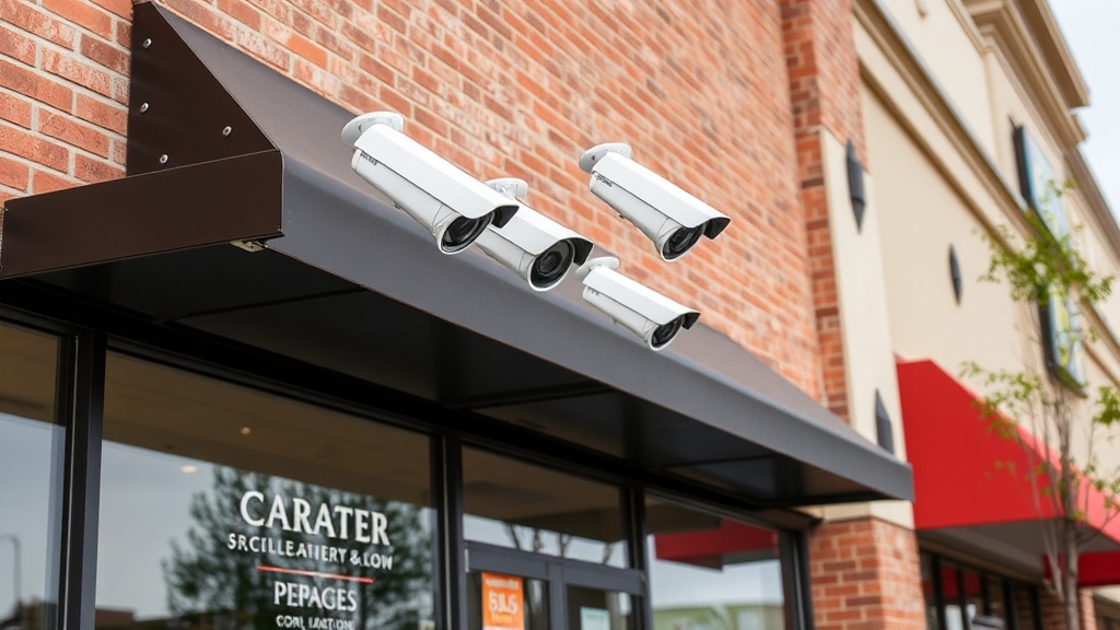 Commercial building security camera system in Hurst