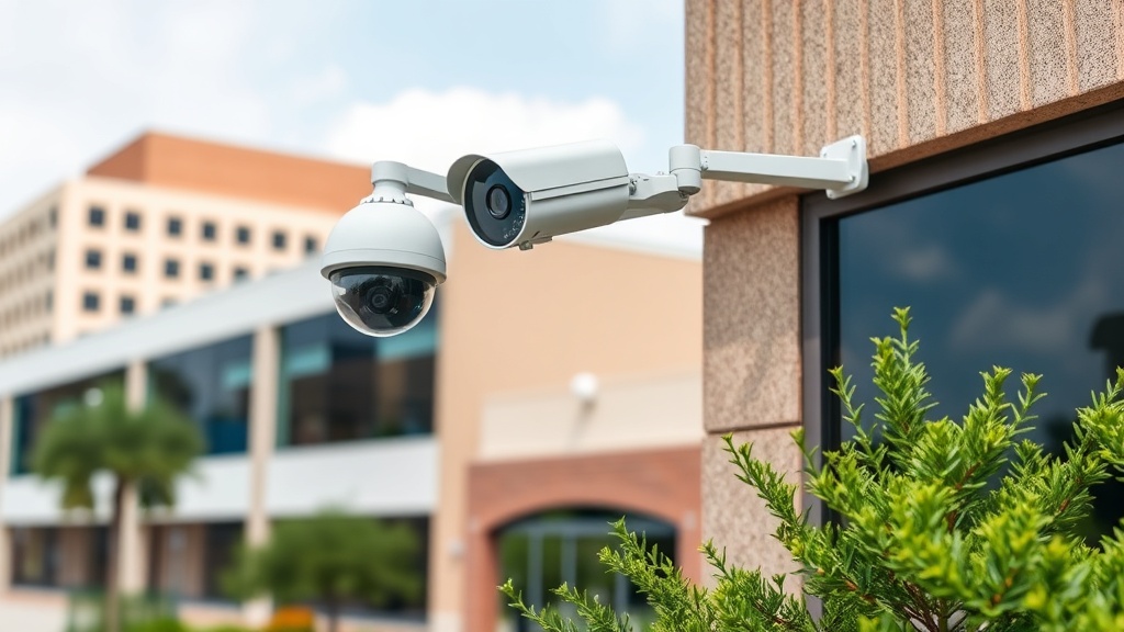 Business park security camera system in North Richland Hills