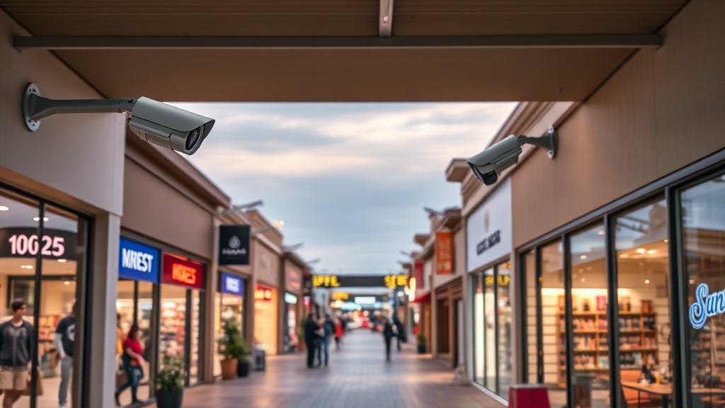 Shopping area security installation in Flower Mound