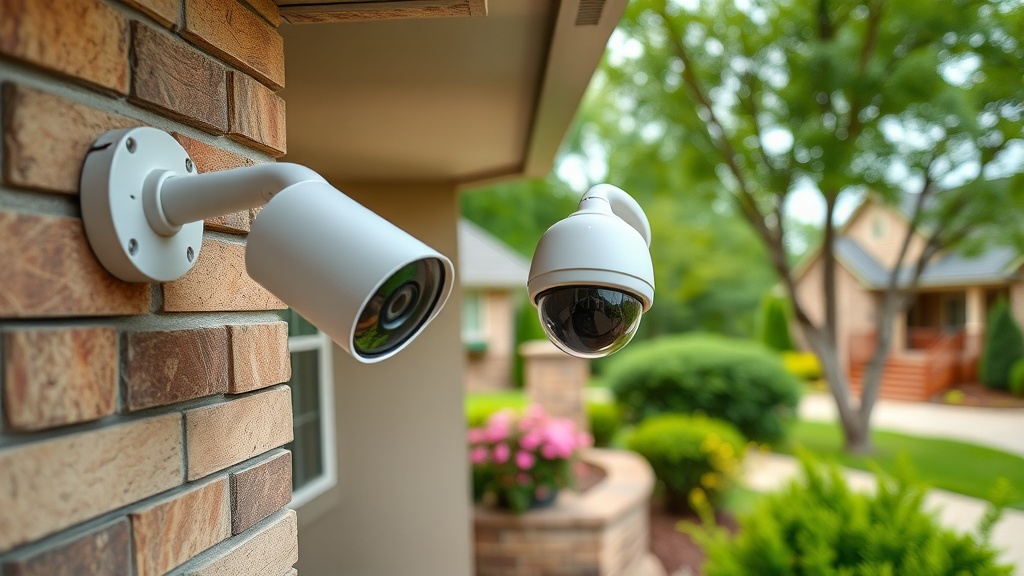 Home exterior security installation in Flower Mound