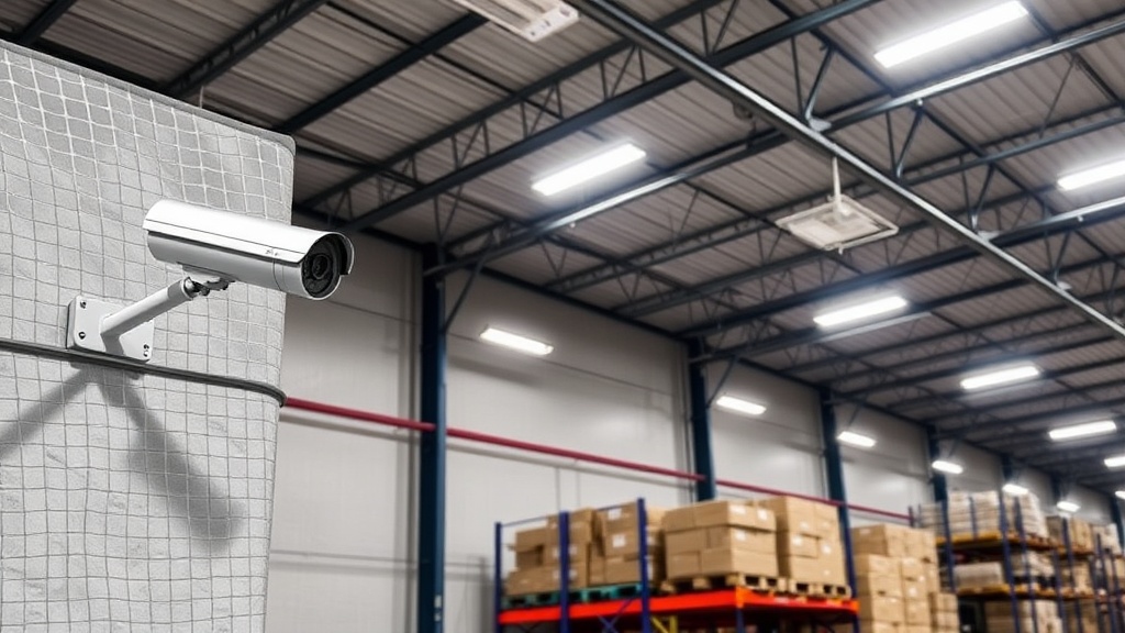 Warehouse security camera system in Lewisville