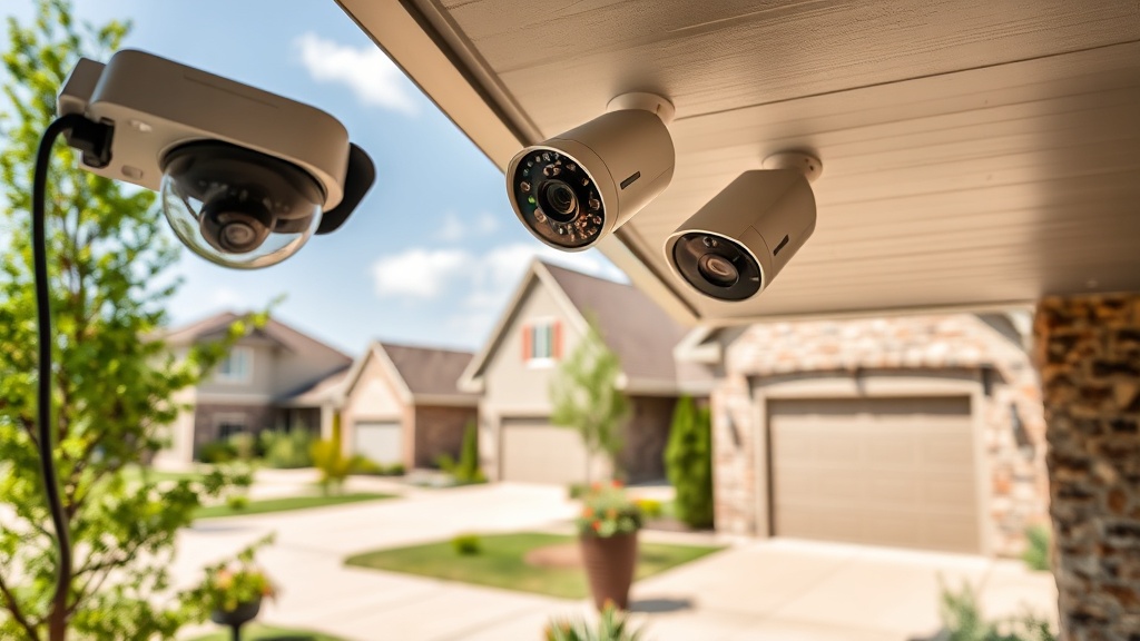 Residential development security camera system in Flower Mound
