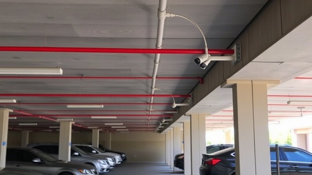 Parking structure security system in Flower Mound