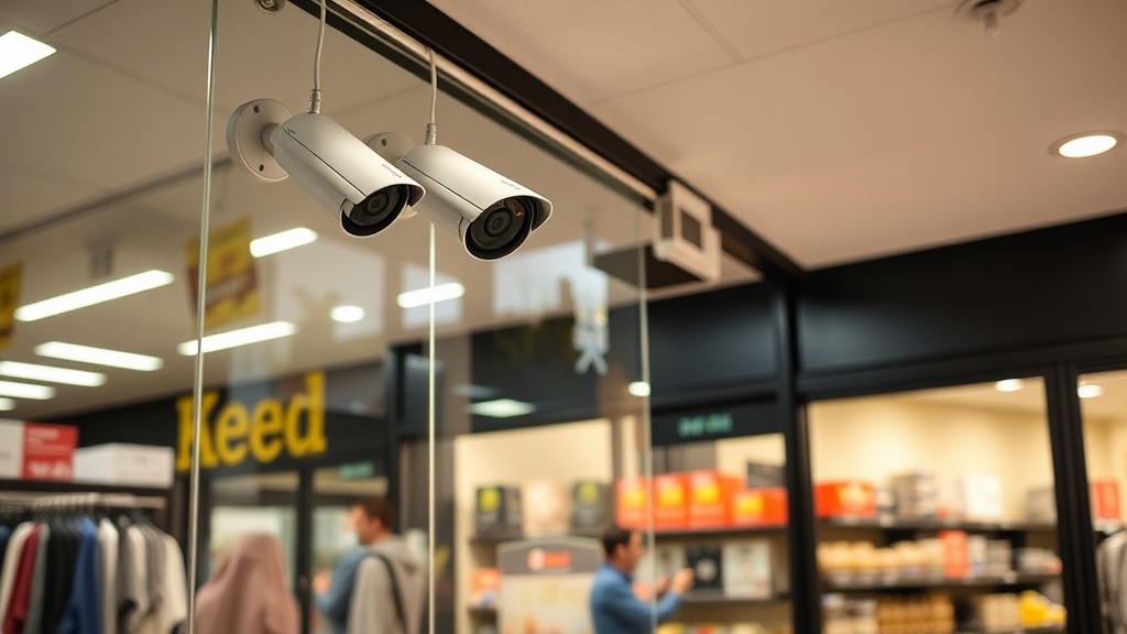 Retail location security camera installation in Carrollton