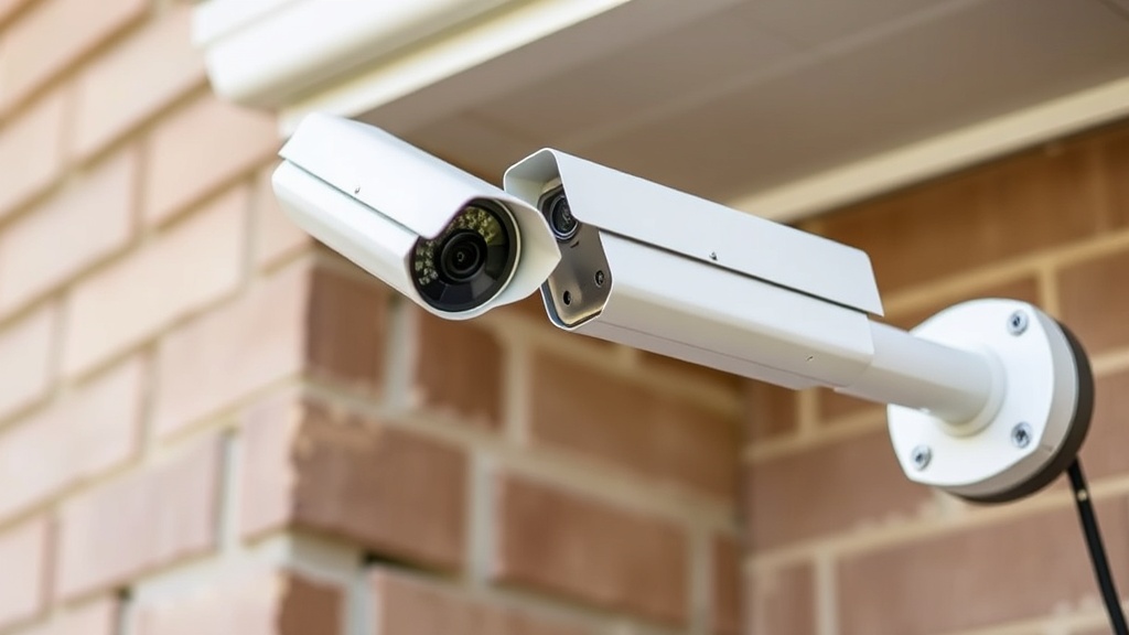 Residential home security camera installation in Carrollton