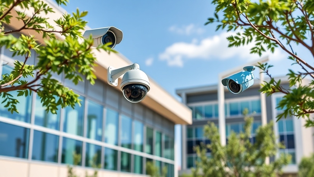 Office park security camera system in Flower Mound