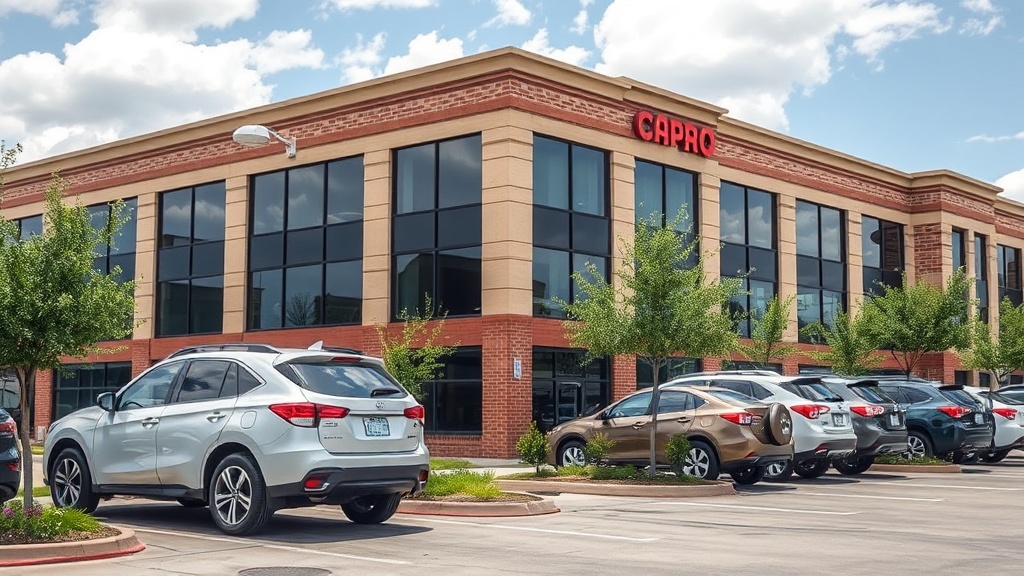 Office parking security installation in Grapevine