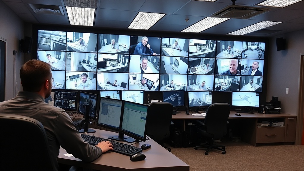 Monitoring station control room in Carrollton