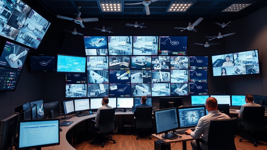 Security center monitoring station in Euless
