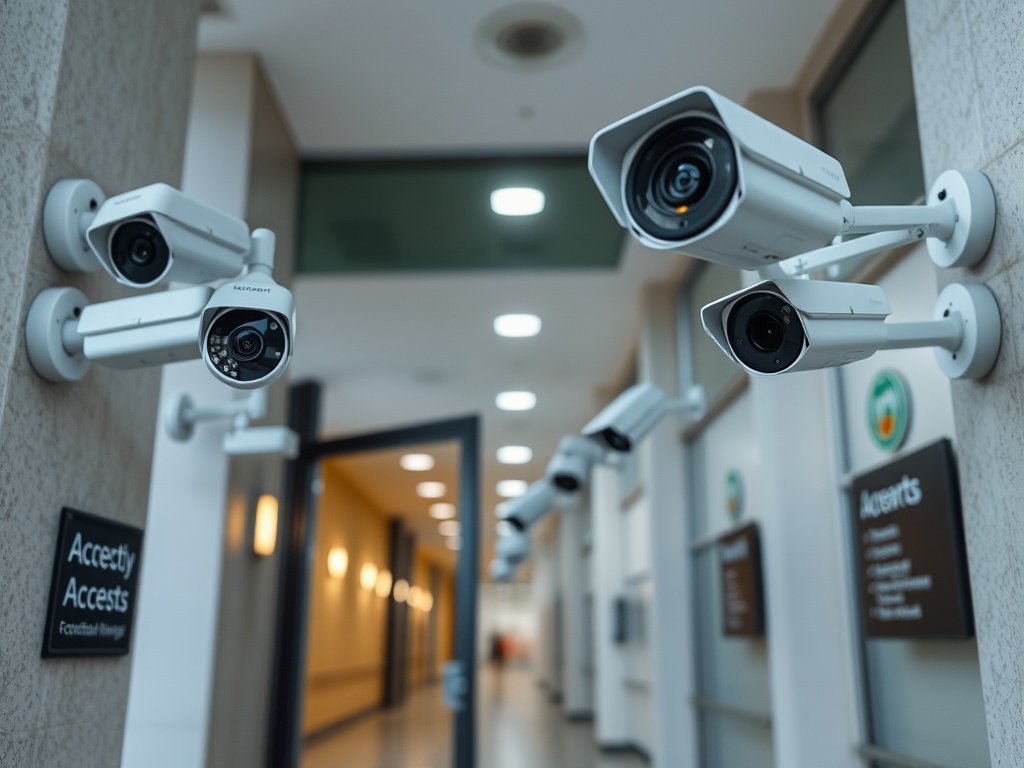 Residential driveway security camera installation in Frisco