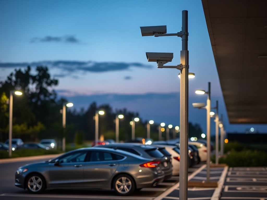 Shopping center security installation in Grand Prairie