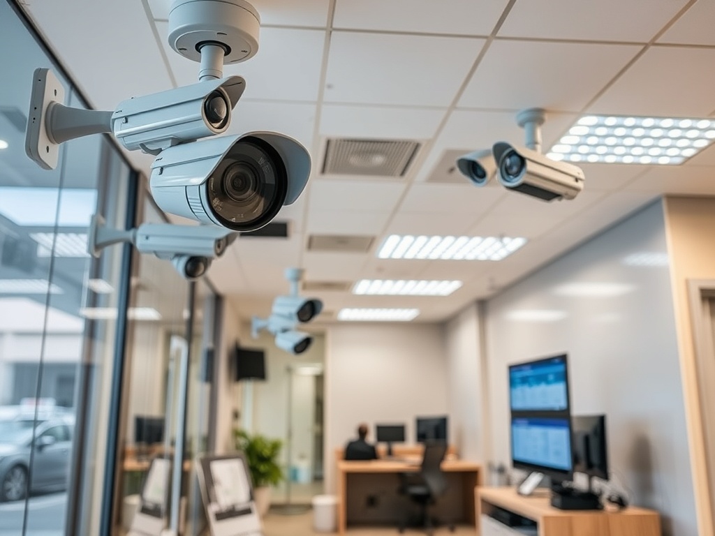 Apartment building security installation in McKinney