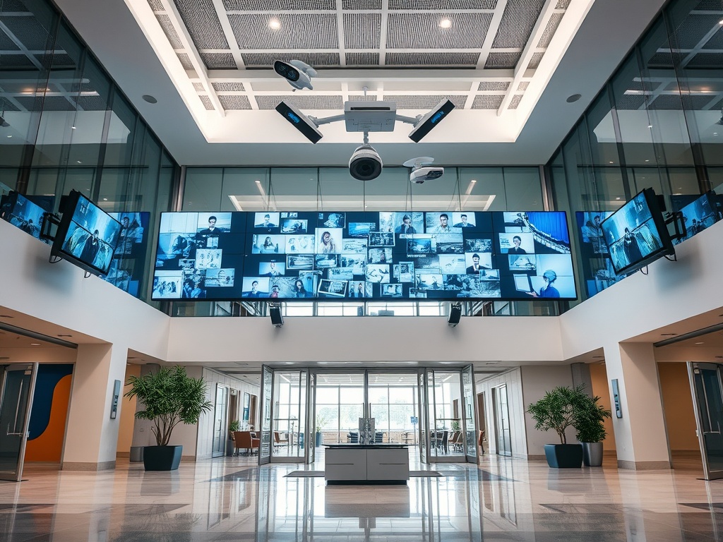 Control room monitoring station in Grand Prairie