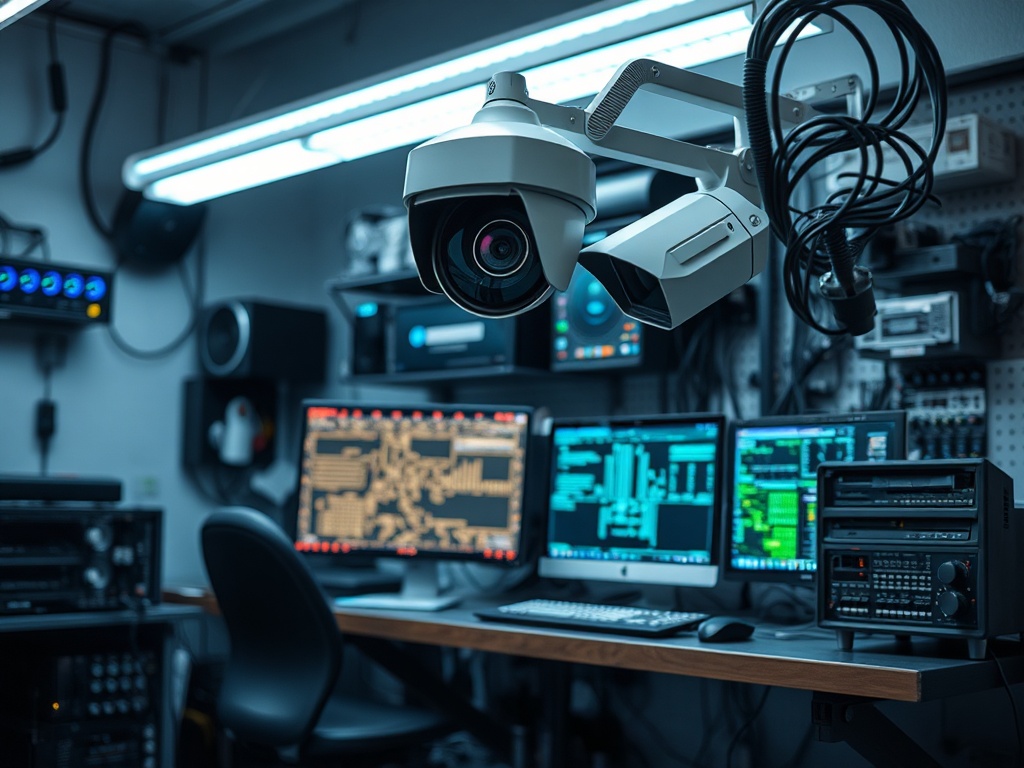 Residential property security camera system in Denton