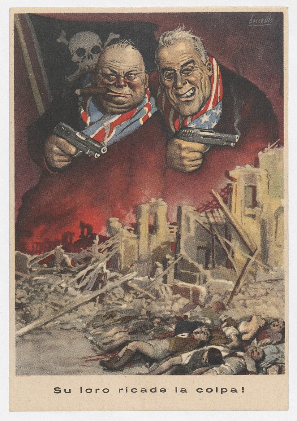 Propaganda poster from World War II