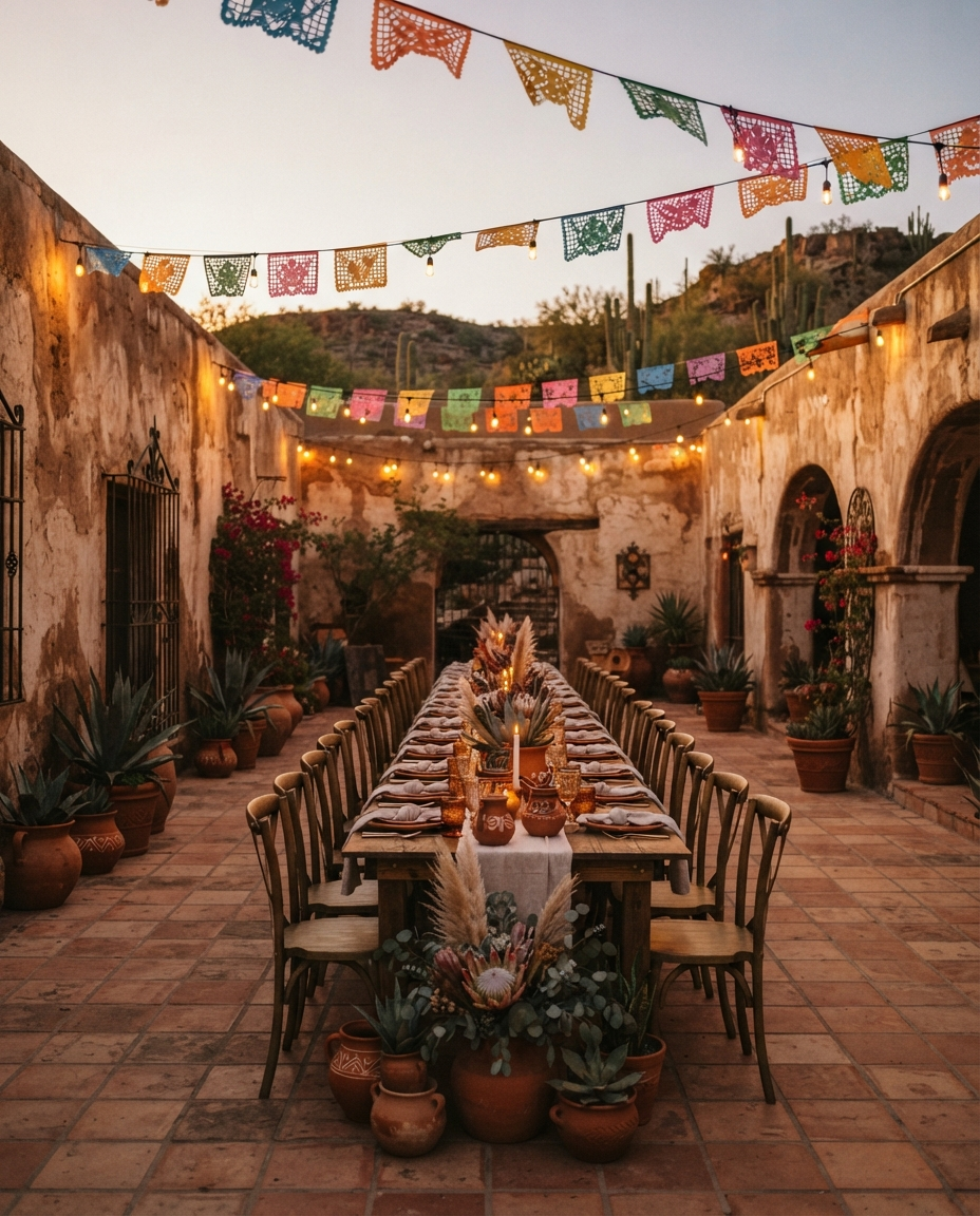 Cami & Rafa's wedding at Hacienda Solana, Santa Fe, NM