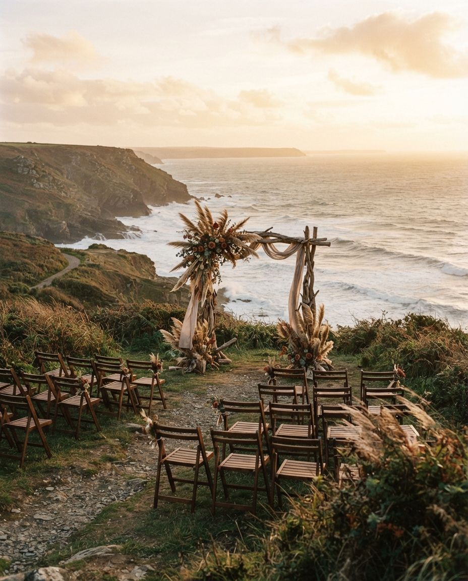 Margaux & Théo's wedding at Windward Bluff, Marin Coast, CA