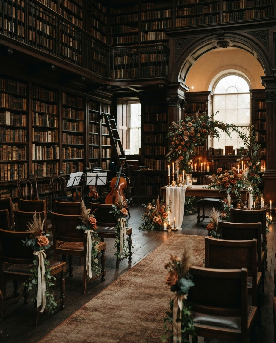 Eleanor & Sam's wedding at The Wickersham Library, Boston, MA