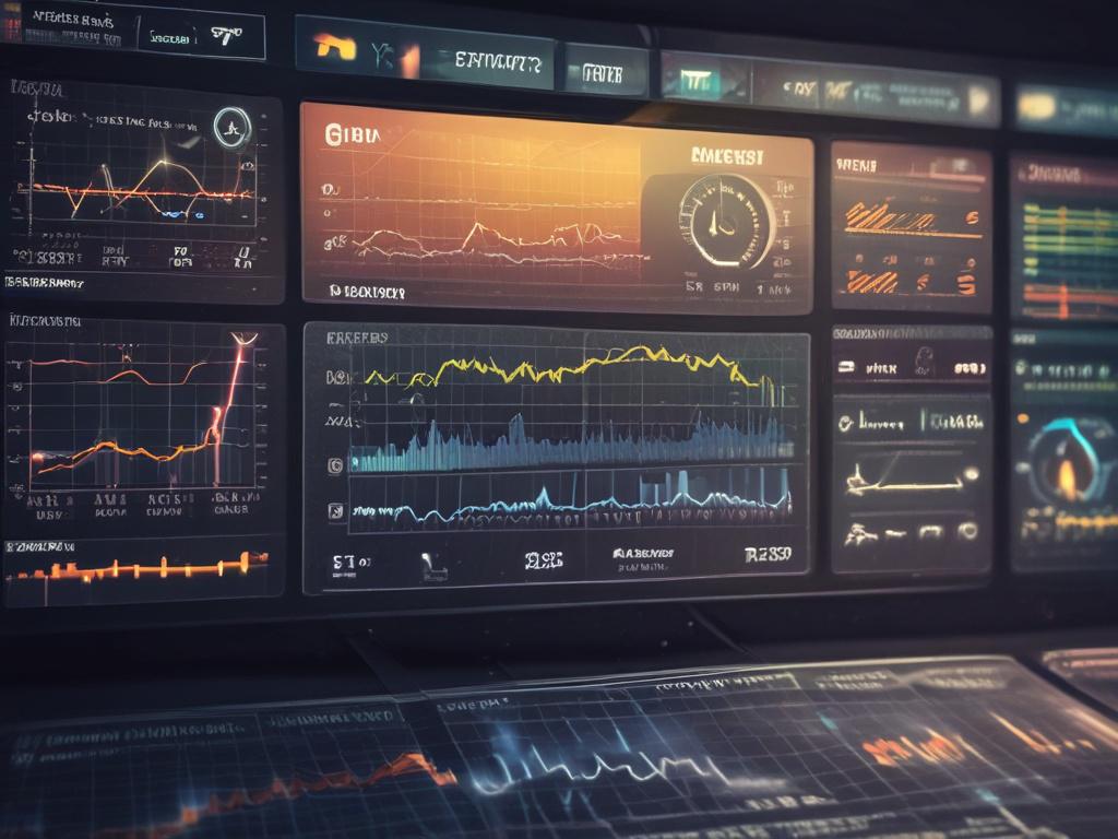 A hyper realistic close up image of a sophisticated AI