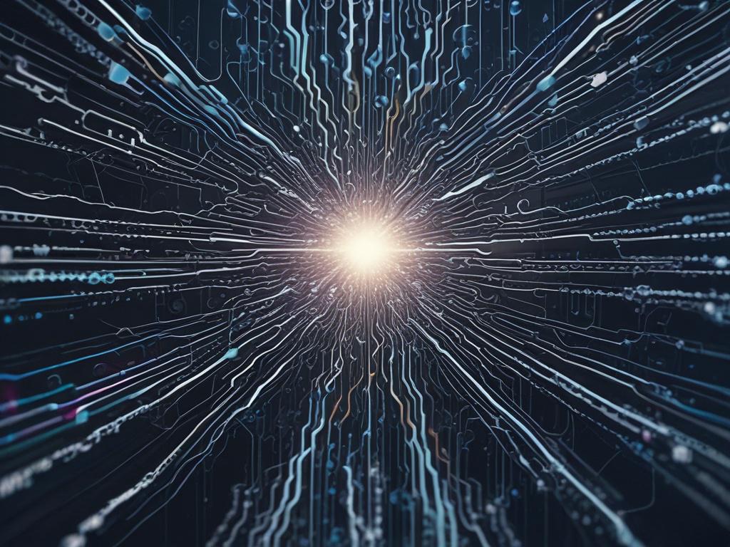 A hyper realistic close up of a modern computer screen