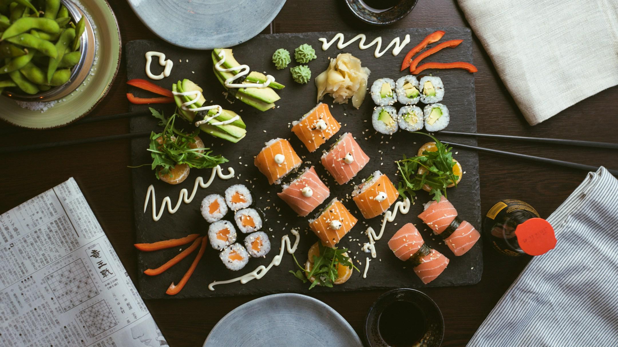 Custom sushi orders