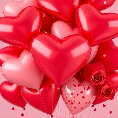 Oversized Heart Balloon Bundle