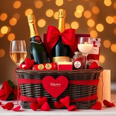 Romantic Dinner Basket