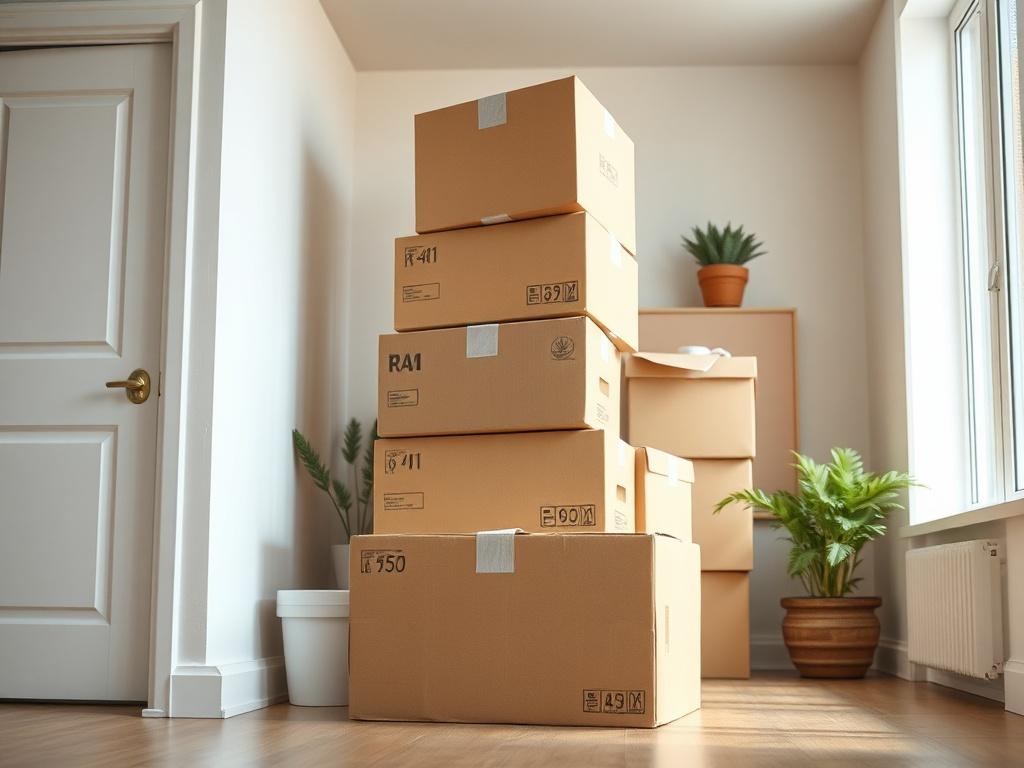 A close up shot of a clean, cleared out room