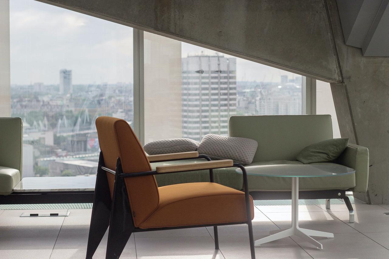 Coffee table corner in a London apartment