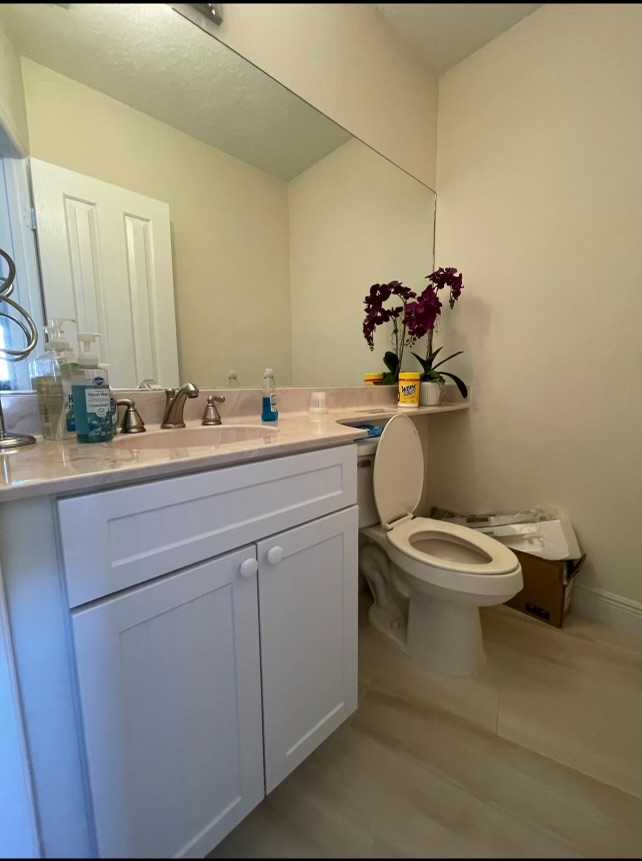 Before: Home project before update