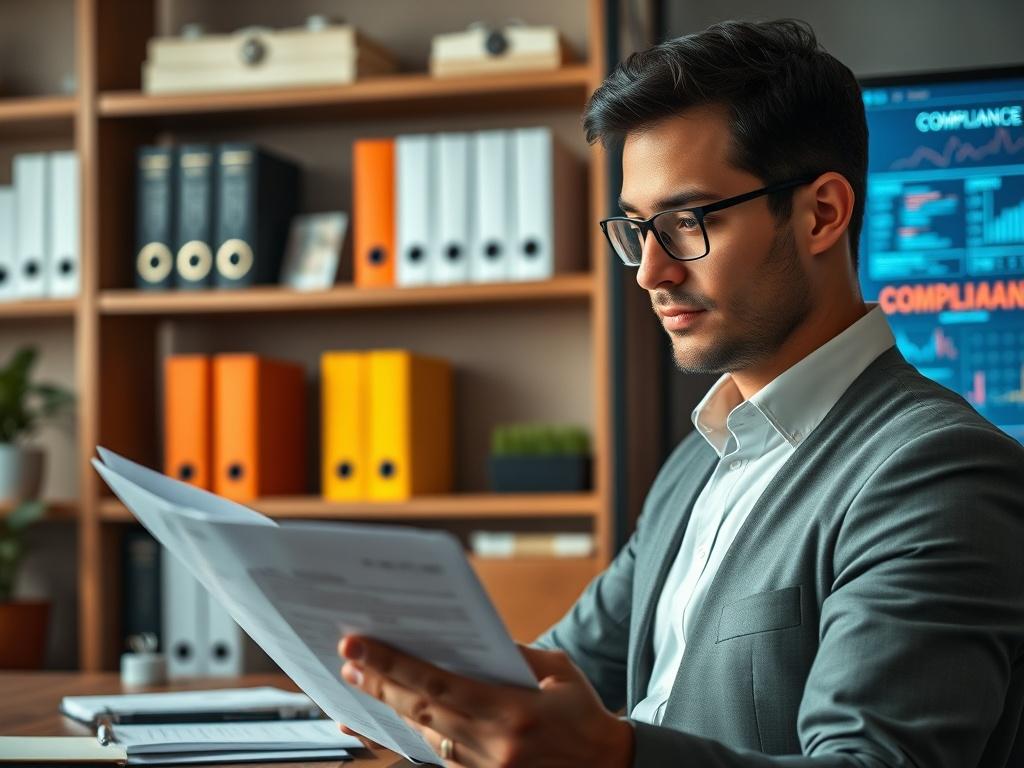 A hyper realistic close up shot of a confident cybersecurity