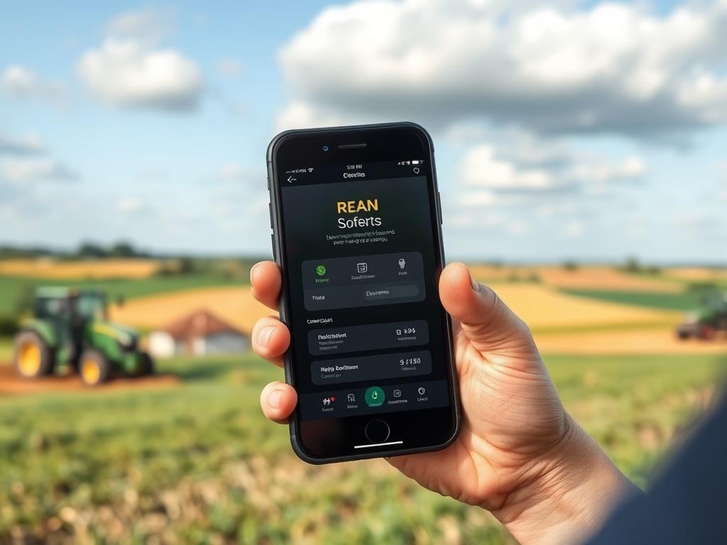 A close up shot of a smartphone displaying the REAN