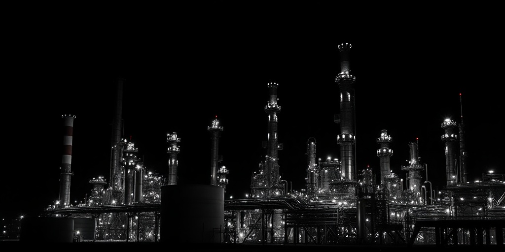Global refinery and crude oil trading infrastructure
