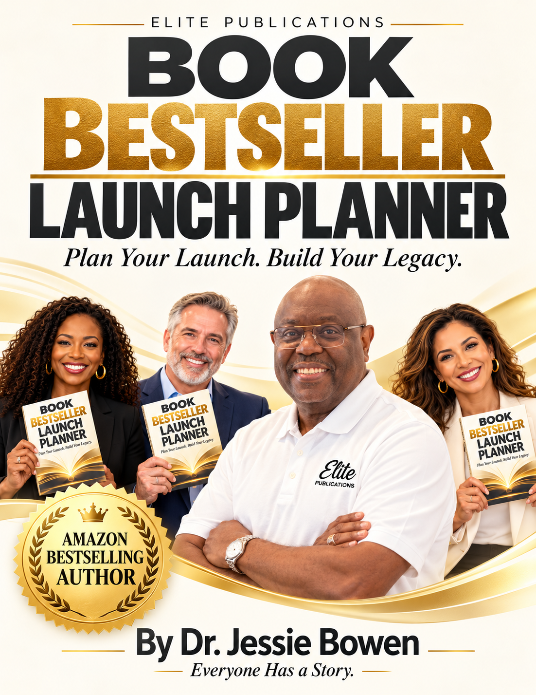 Book Bestseller Launch Planner by Dr. Jessie Bowen