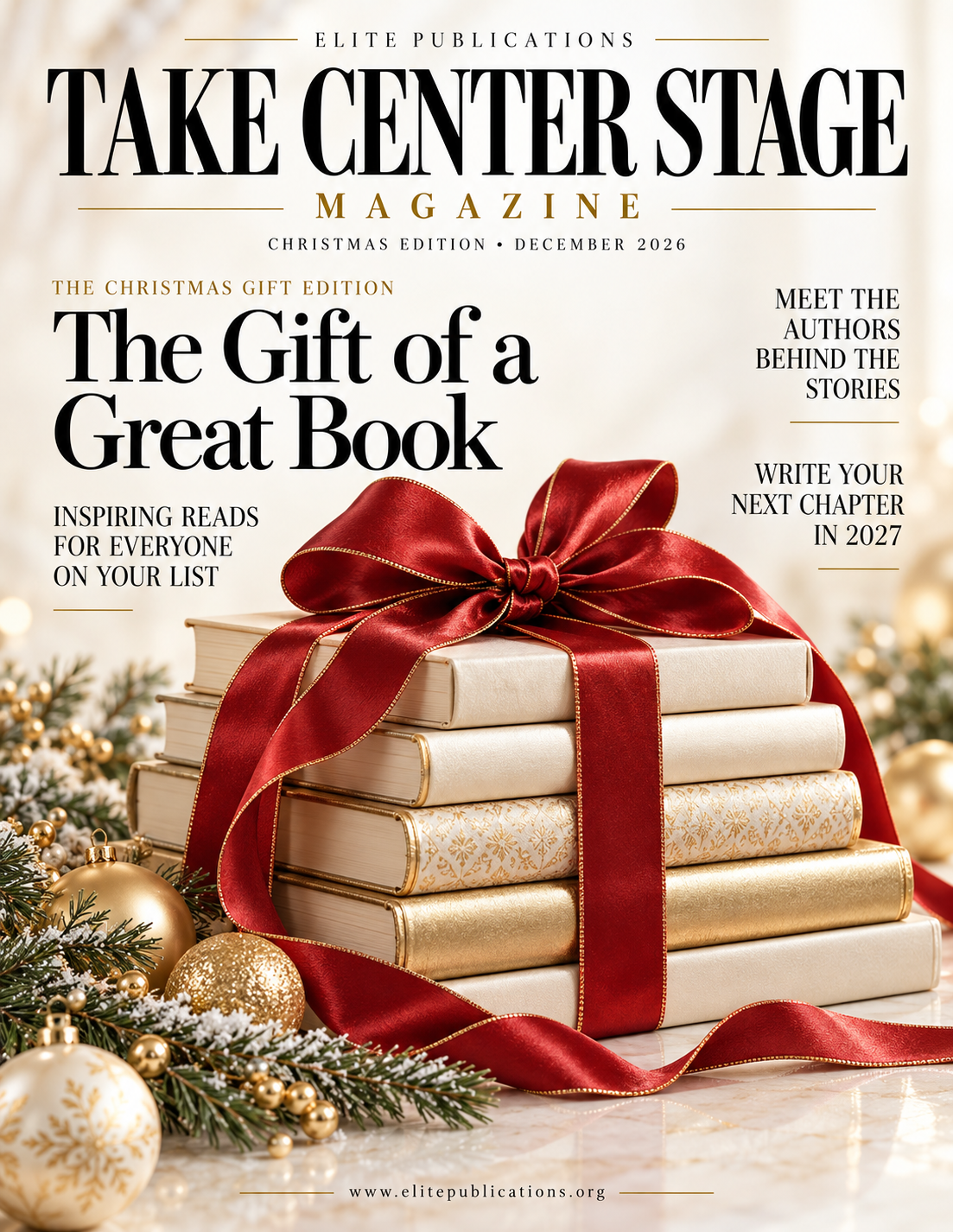 Take Center Stage magazine feature opportunity