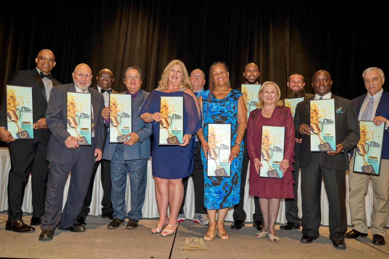 Awards ceremony celebration