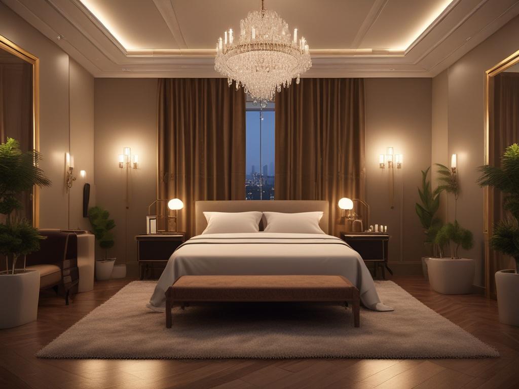 A stunningly beautiful escort in a luxurious setting, providing a