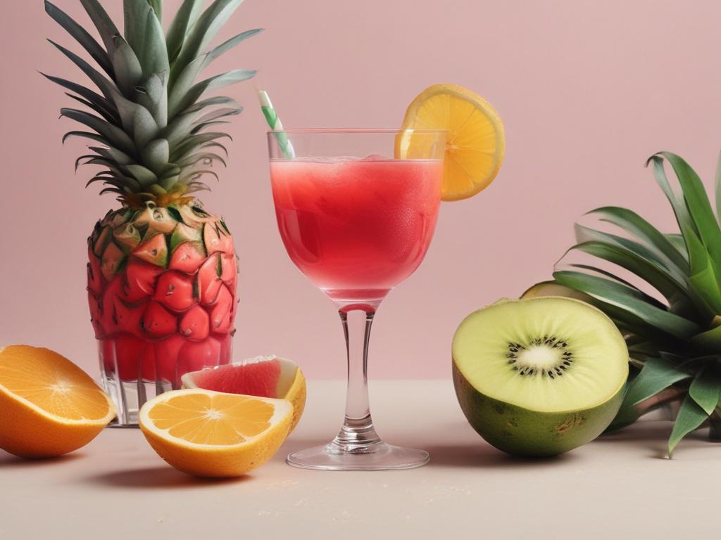 fruit punch, tropical, colorful, summer, party