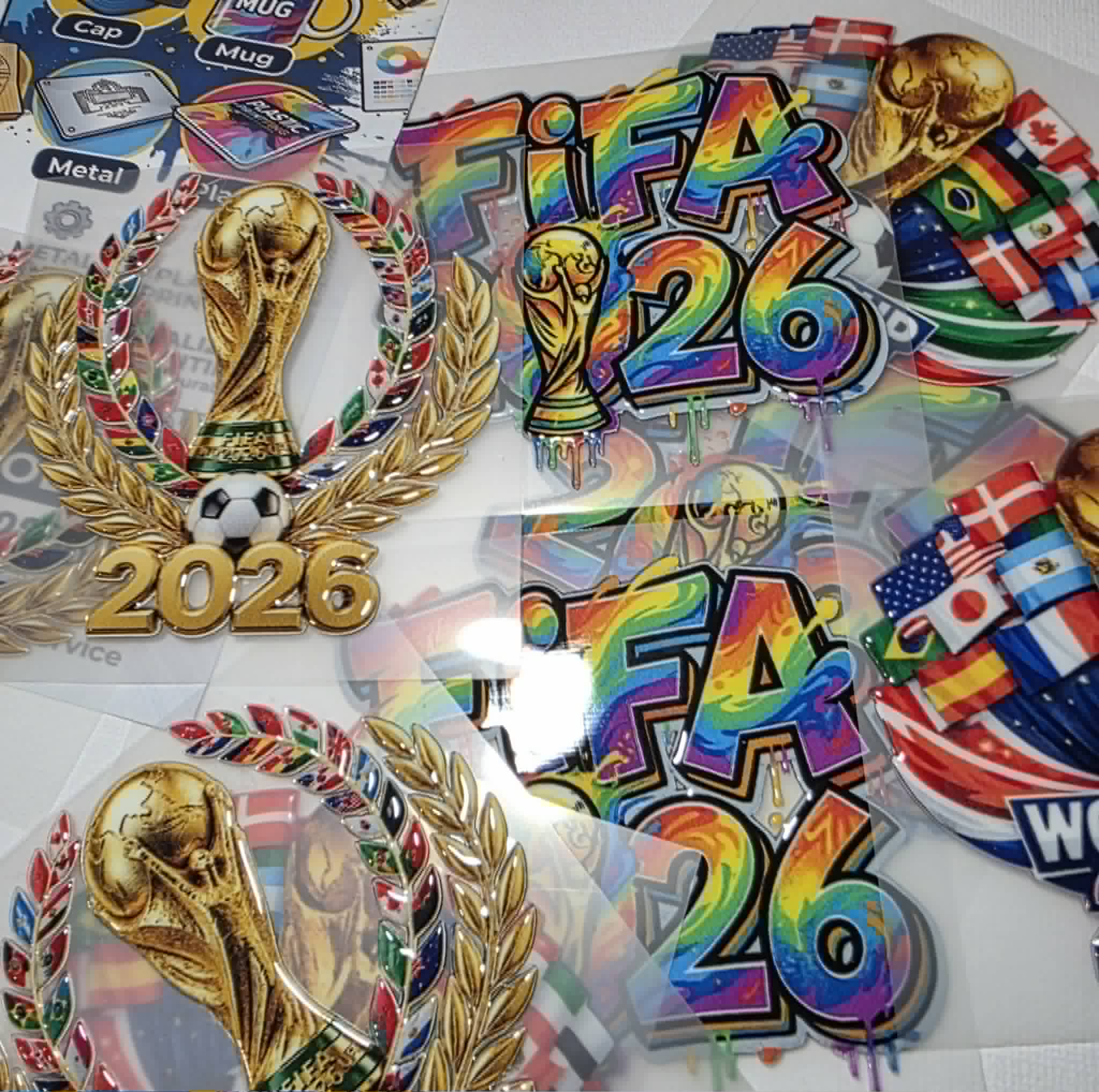 TPU glossy print with premium high-shine finish for apparel