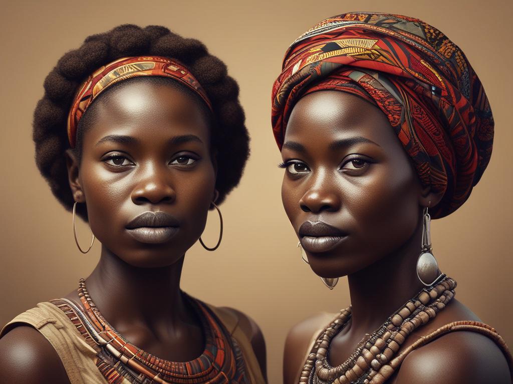 **Prompt for AI Image Generator:**

Create a realistic high-resolution photo that embodies the theme "Celebrating African Resilience." The image should feature a single subject: a young African woman confidently standing in an outdoor setting, exuding strength and determination. She should have a bright, warm smile that conveys hope and positivity. Her attire should be traditional and vibrant, showcasing the rich colors synonymous with African culture.

The background should depict a serene African landscap