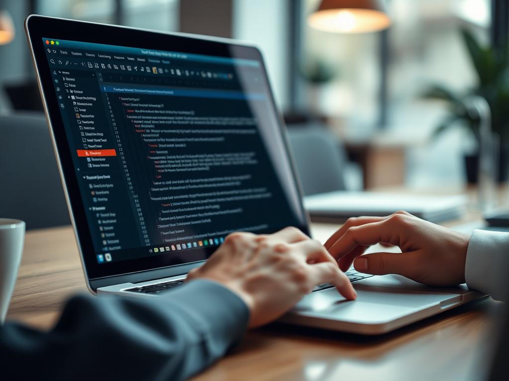 A hyper realistic close up shot of a professional person