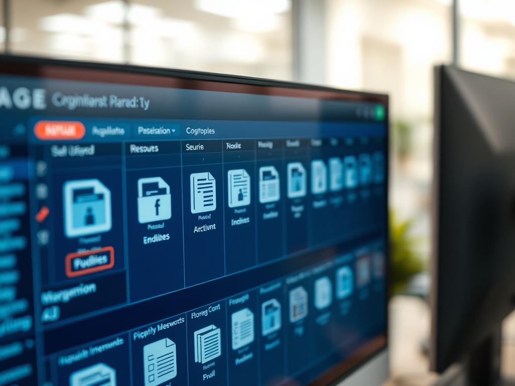 A close up view of a secure digital storage interface