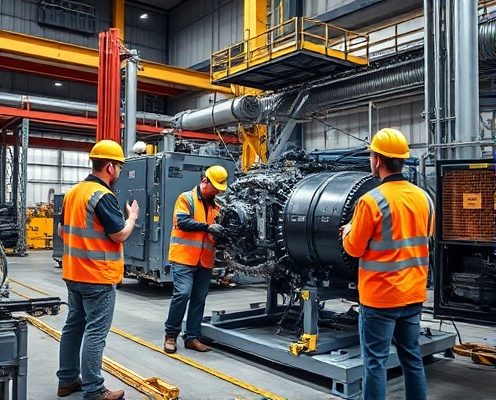 Coordinación técnica en instalación industrial