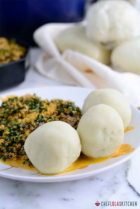 Pounded Yam with Egusi