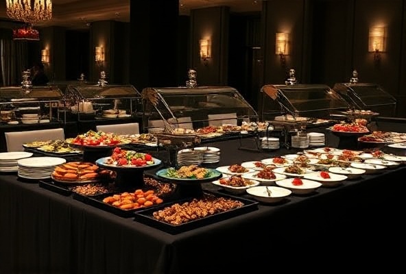 Professional catering event