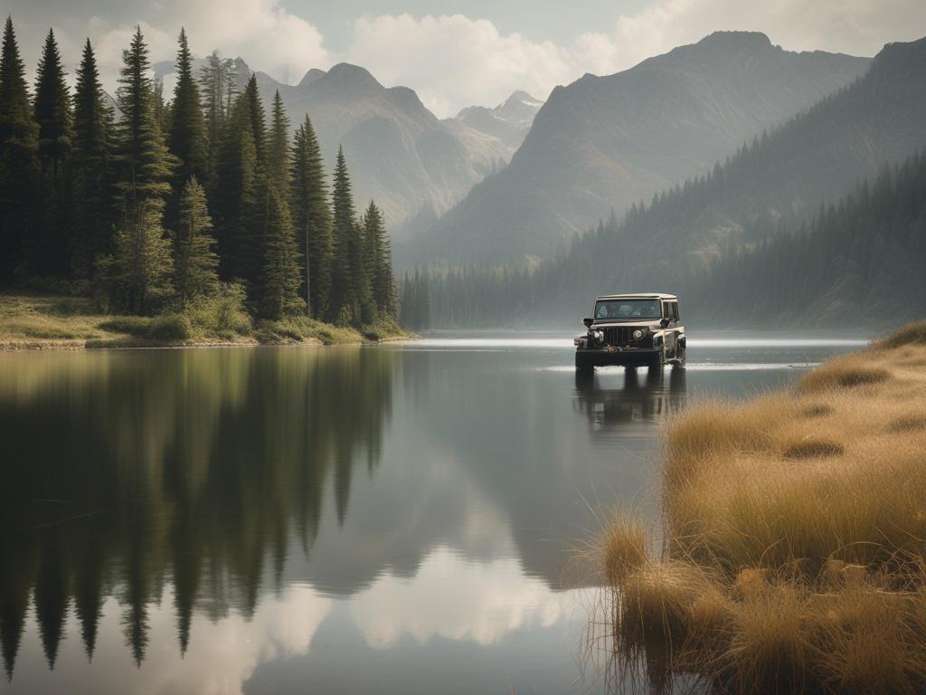 Bakanas lake, jeep tour, nature, adventure