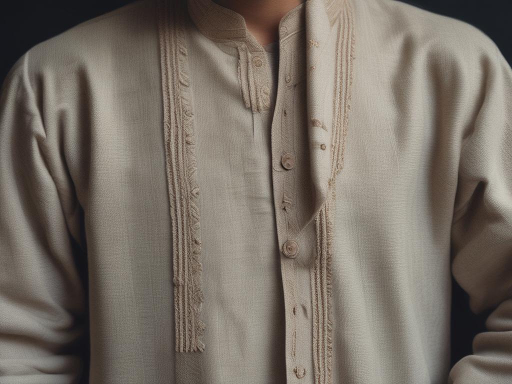 handwoven, cotton, kurta, traditional, Bangladesh