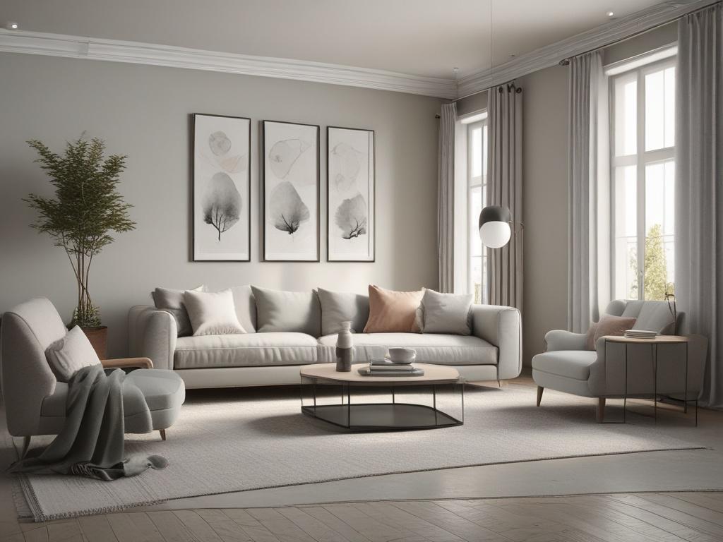 3D visualization, interior design, realistic renderings