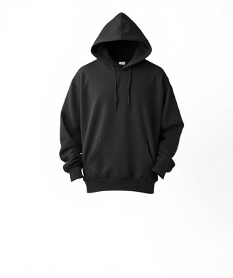 Oversized Black Hoodie
