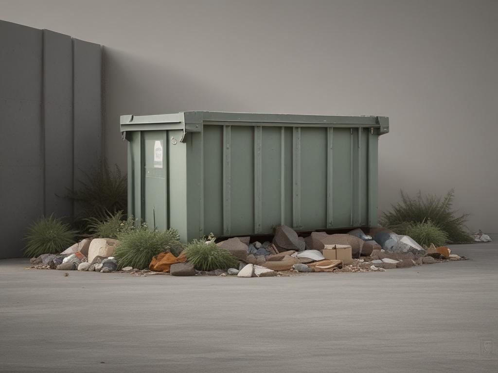 20 yard roll off dumpster, waste management, home renovation